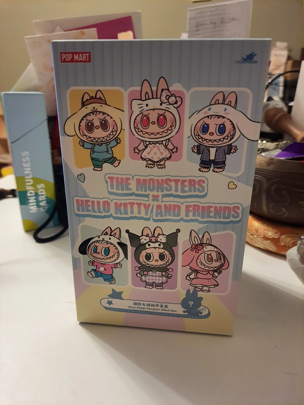 Authentic POP MART The Monsters x Hello Kitty And Friends Vinyl Plush Blind Box